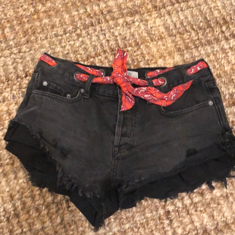 Black Free People Shorts Size 26